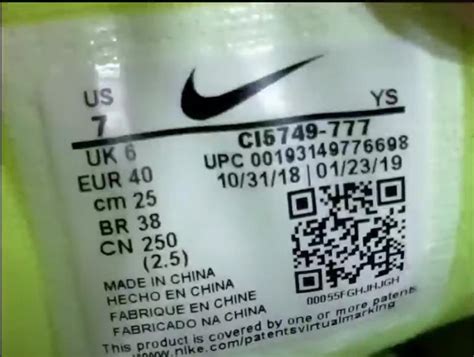 cara cek barcode nike original